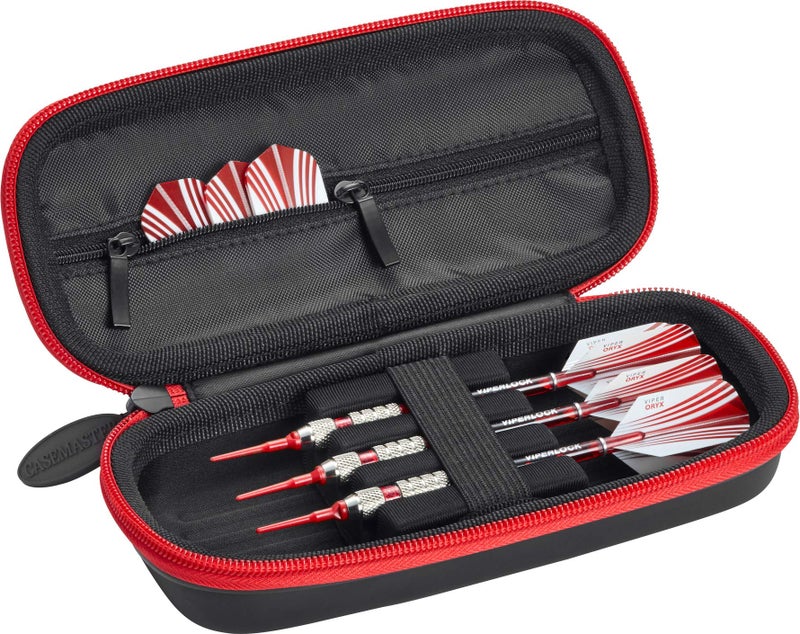 Casemaster by GLD Products 36-0600-02 Warden Dart Case, Red Zipper, 36-0600-02 - Image 1